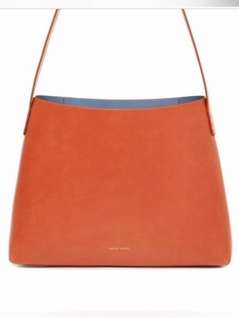 MANSUR GAVRIEL Small Hobo Bag In Brandy/avion Italian Leather quiet luxury